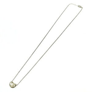 TIFFANY Co Silver Elsa Peretti Bean Necklace